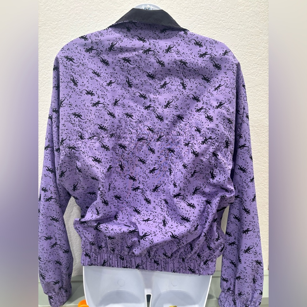 Vintage 80s 90s Gecko Hawaii Purple Windbreaker Unisex Small Jacket Rare! - Picture 6 of 7